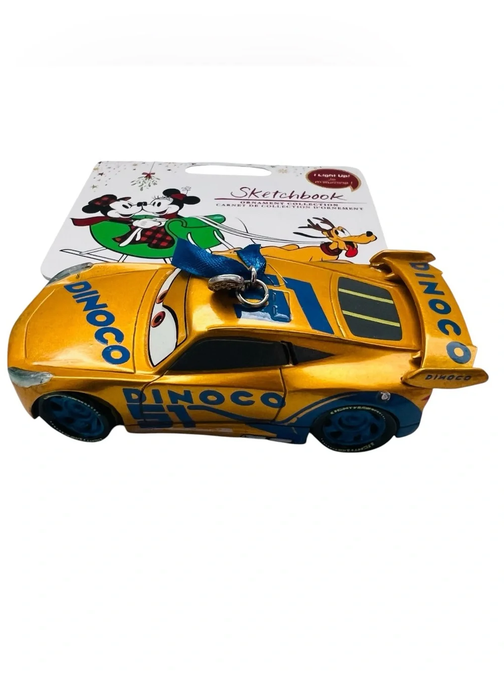 Disney Sketchbook 2017 Pixar Cars Cruz Ramirez Light Uo Ornament